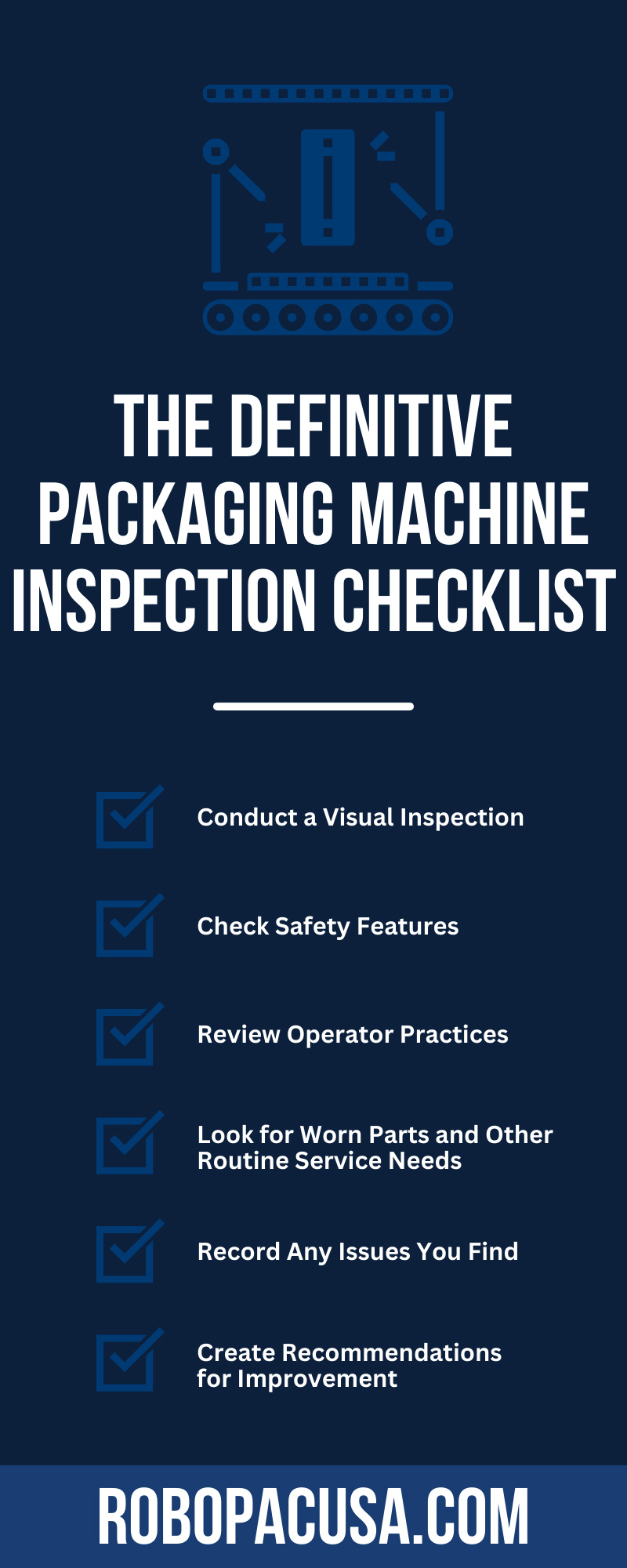 The Definitive Packaging Machine Inspection Checklist