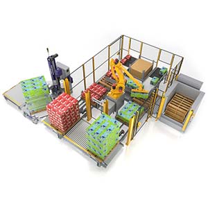Robotic cell palletizer