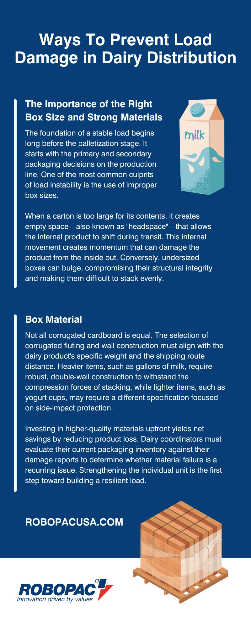 Ways To Prevent Load Damage in Dairy Distribution