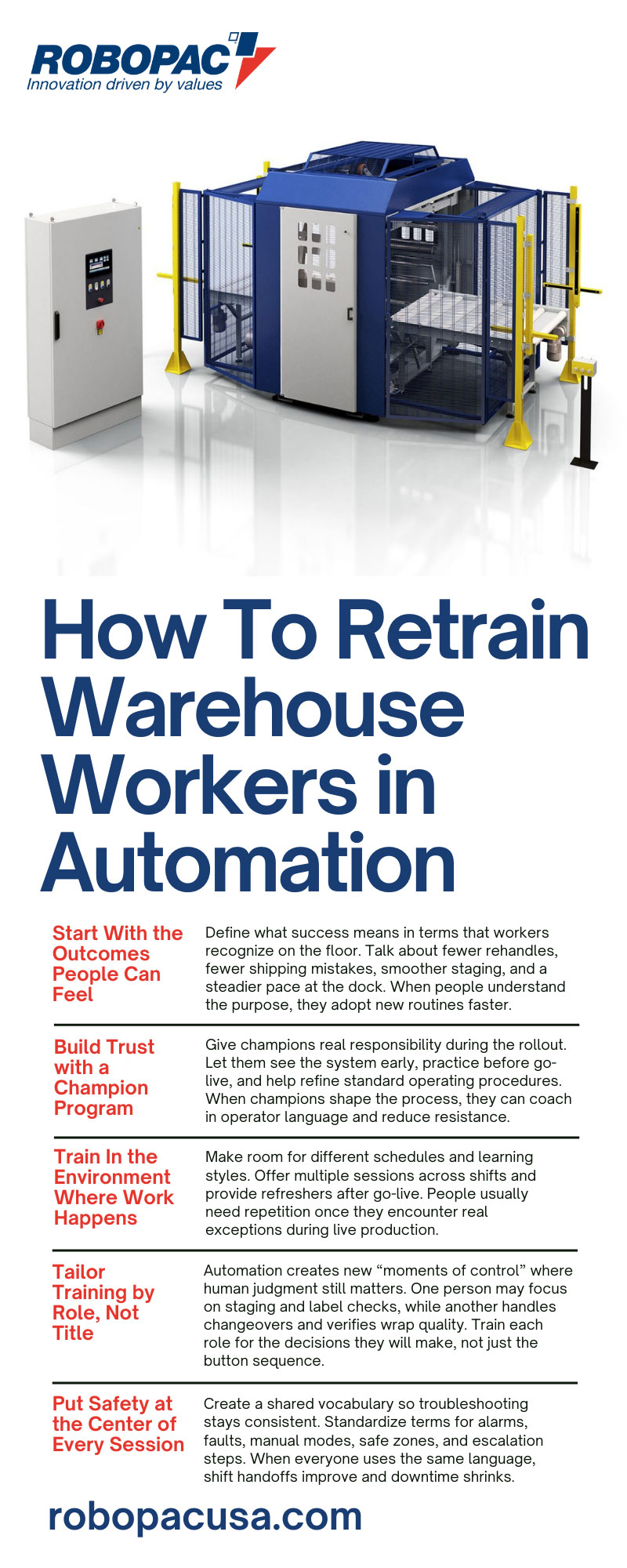 How To Retrain Warehouse Workers in Automation