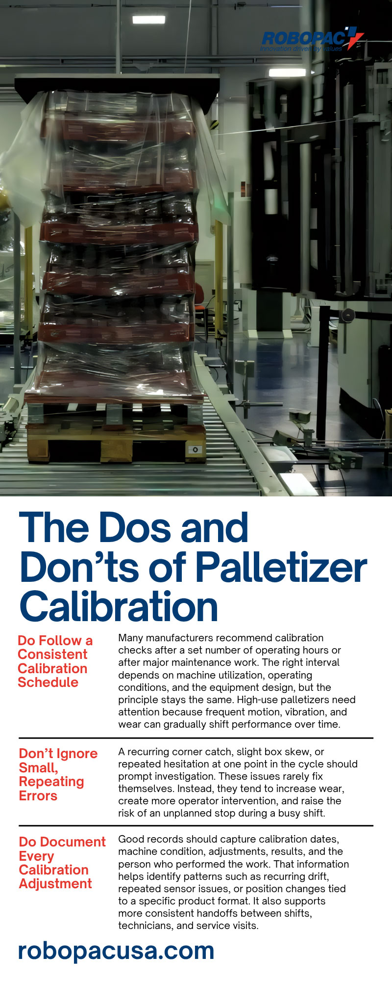 The Dos and Don’ts of Palletizer Calibration